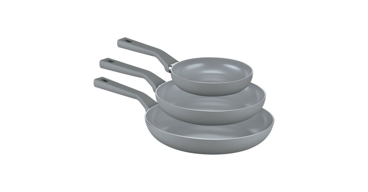 crofton ceramic frying pans 3 packs