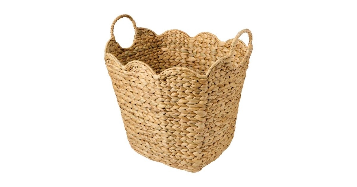 kirkton house scalloped storage basket