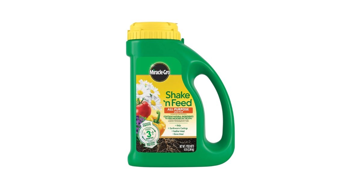 miracle gro shake n feed