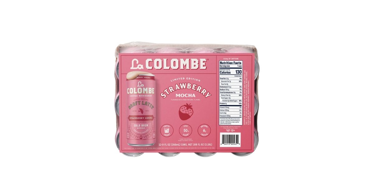 latte cold brew coffee strawberry mocha
