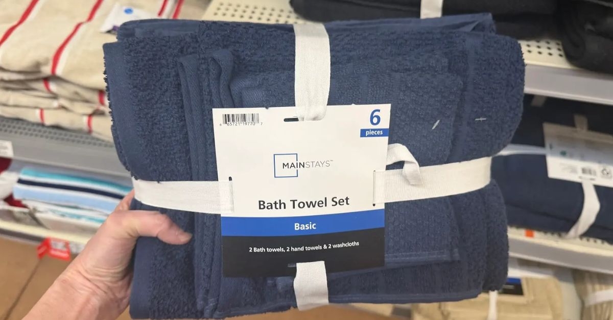 mainstays bath towel set