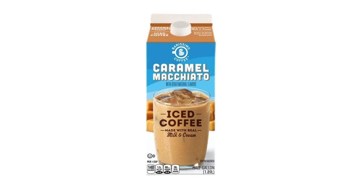 barissimo caramel macchiato iced coffee