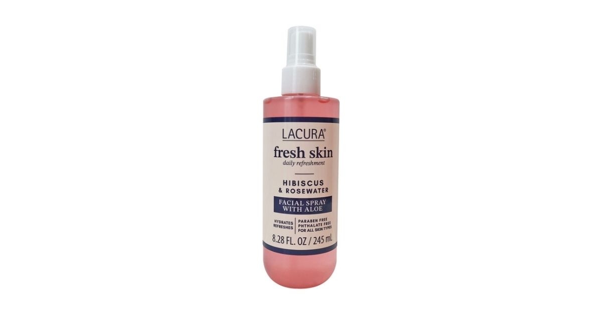 lacura rose water facial spray