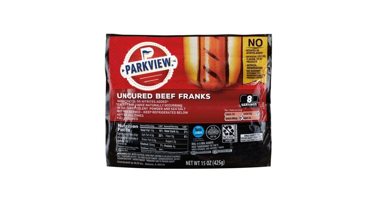 parkview uncured beef franks