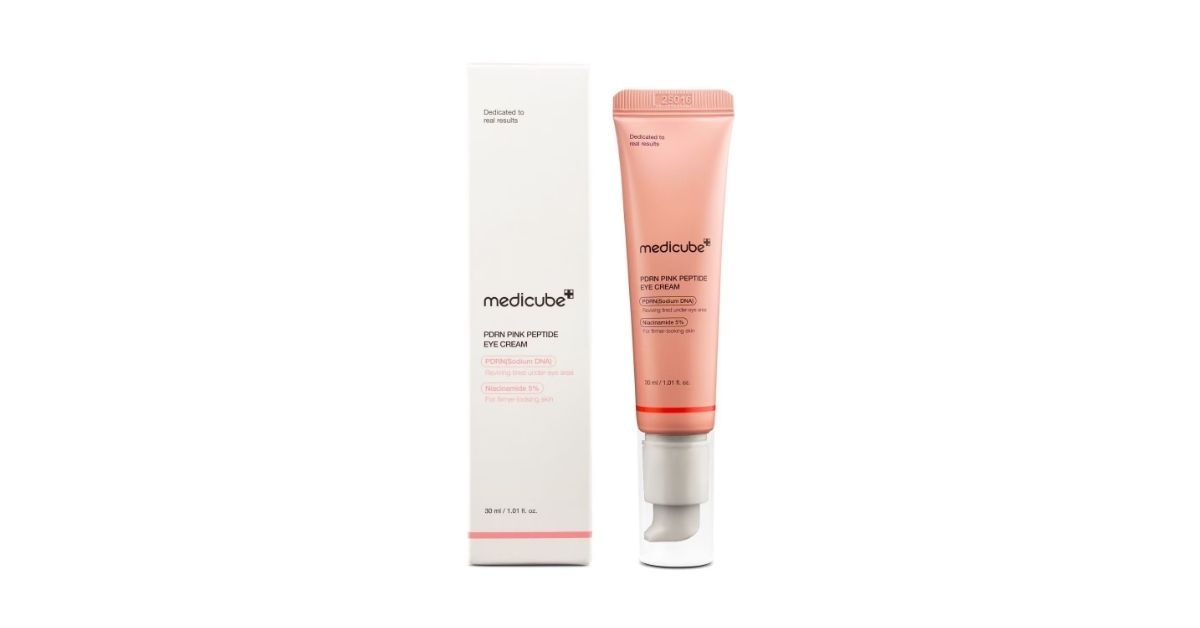 pink peptide eye cream