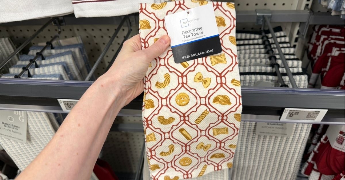 decorative tea towel
