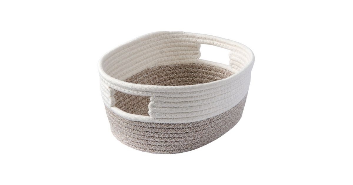 decorative rope basket