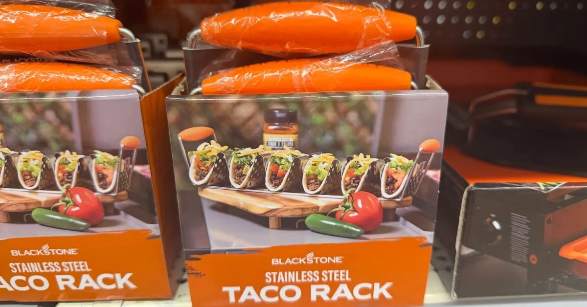 blackstone stainless steel taco rack