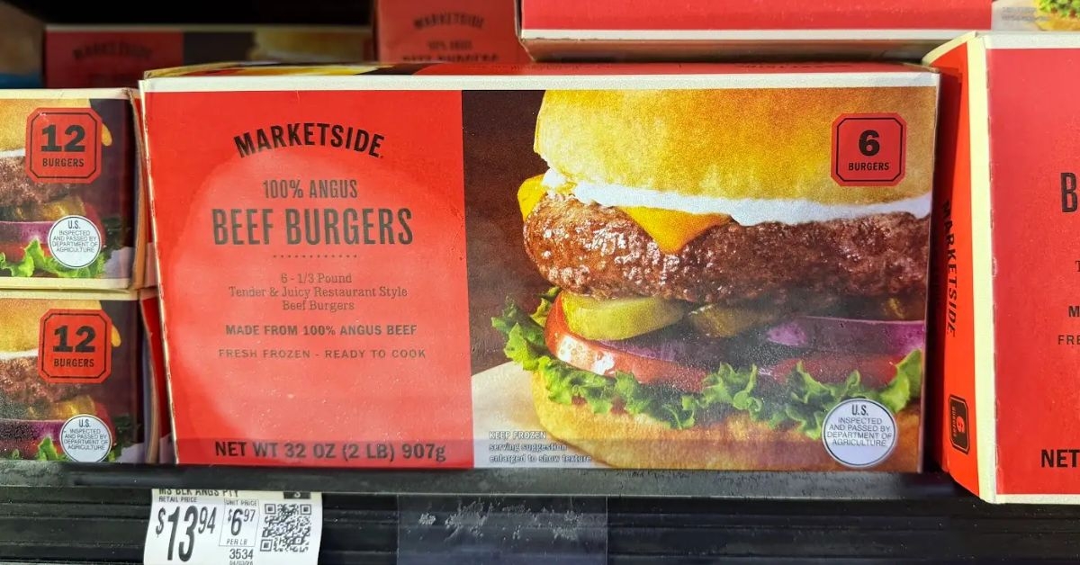 marketside beef burgers
