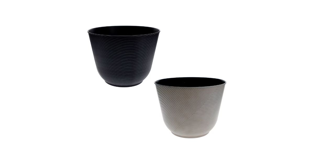 ceramic faux planter