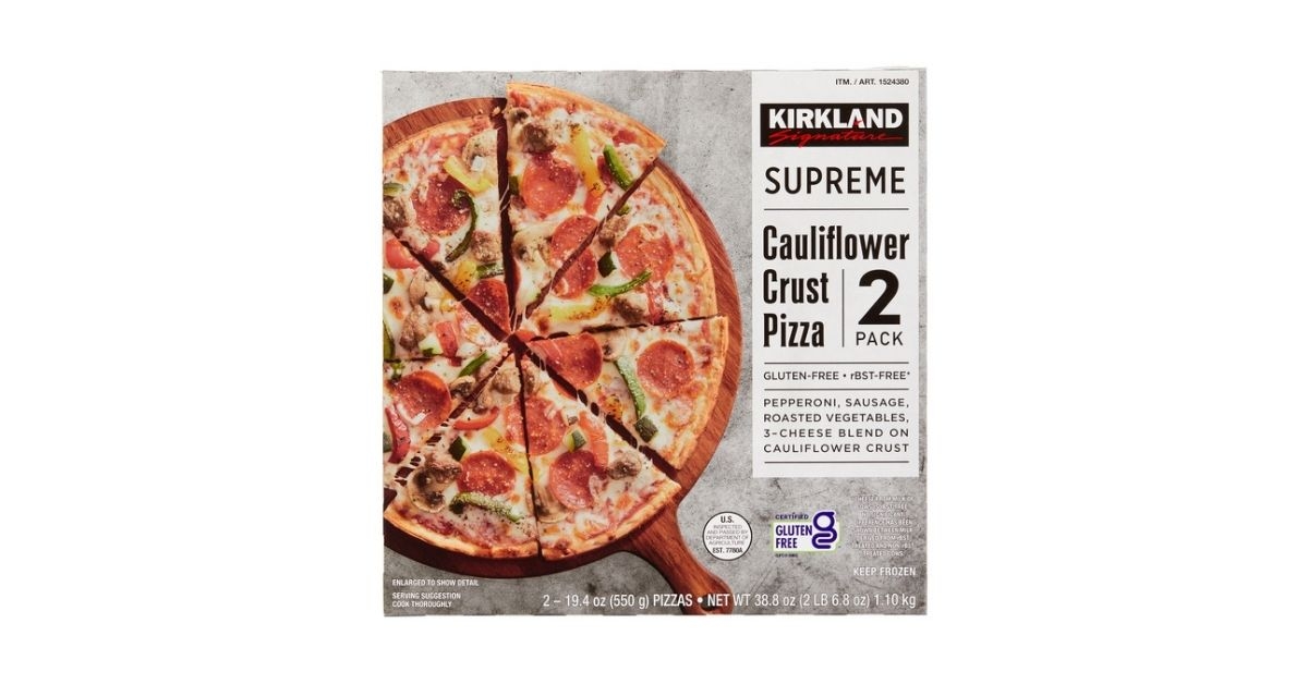 cauliflower crust pizza supreme