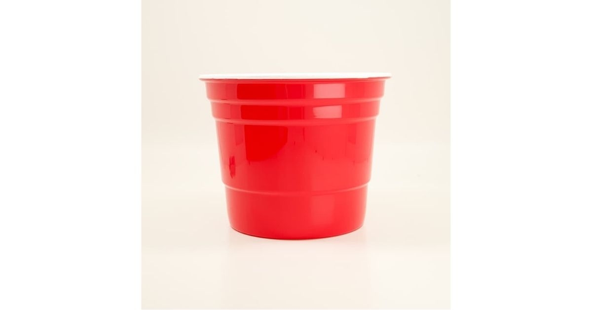 red party bucket