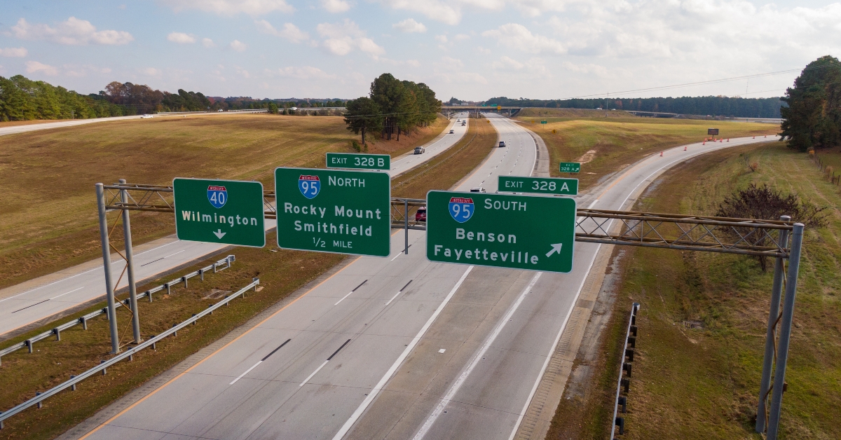 highway signage for i-40 wilmington