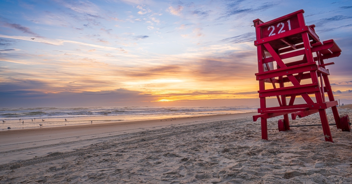 sunrise over ormond beach florida