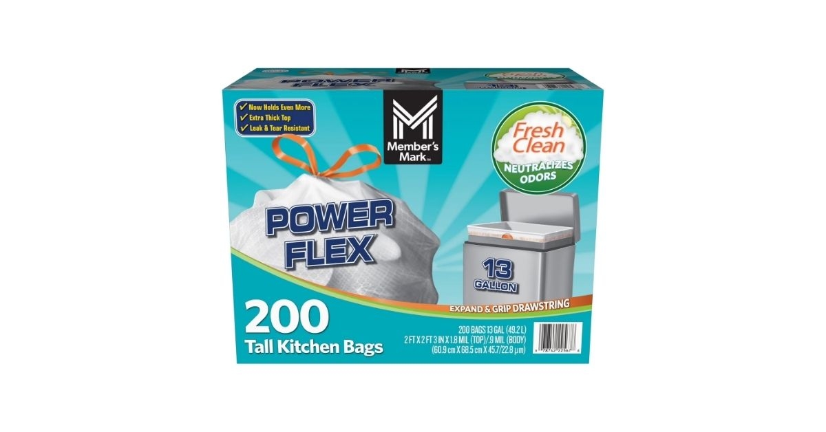 power flex tall kitchen trash bags