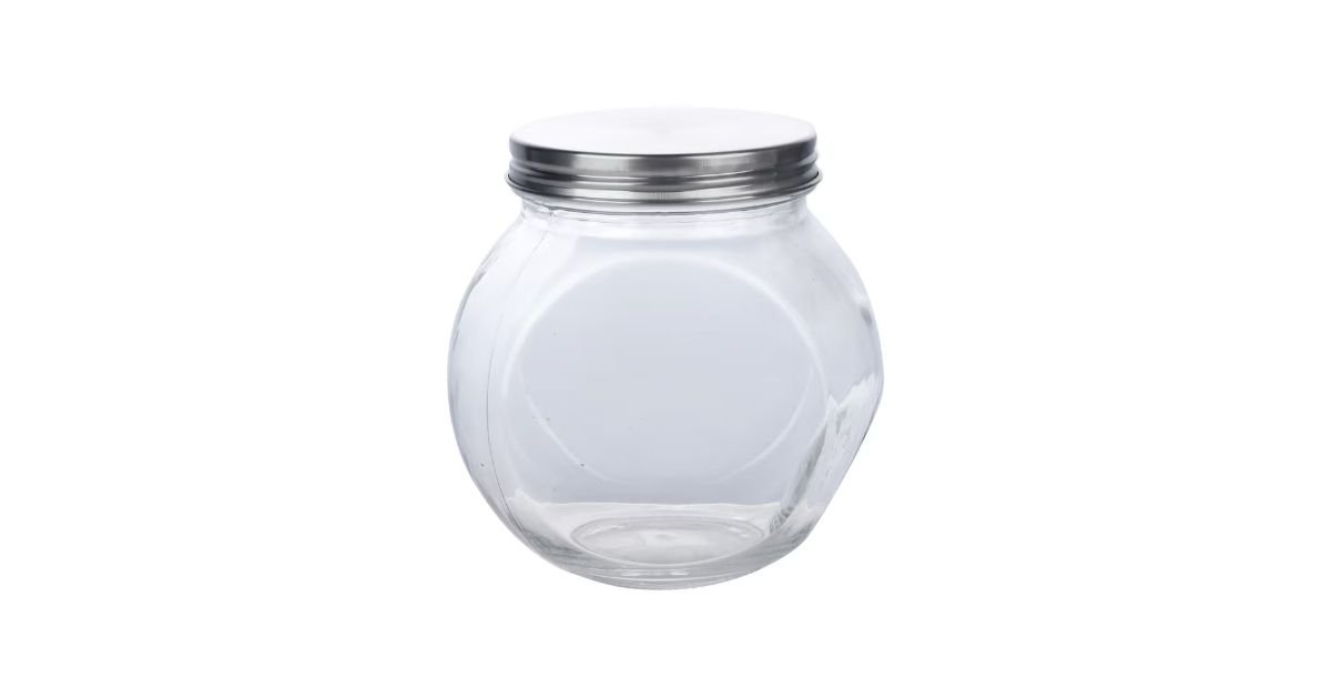 glass cookie jar