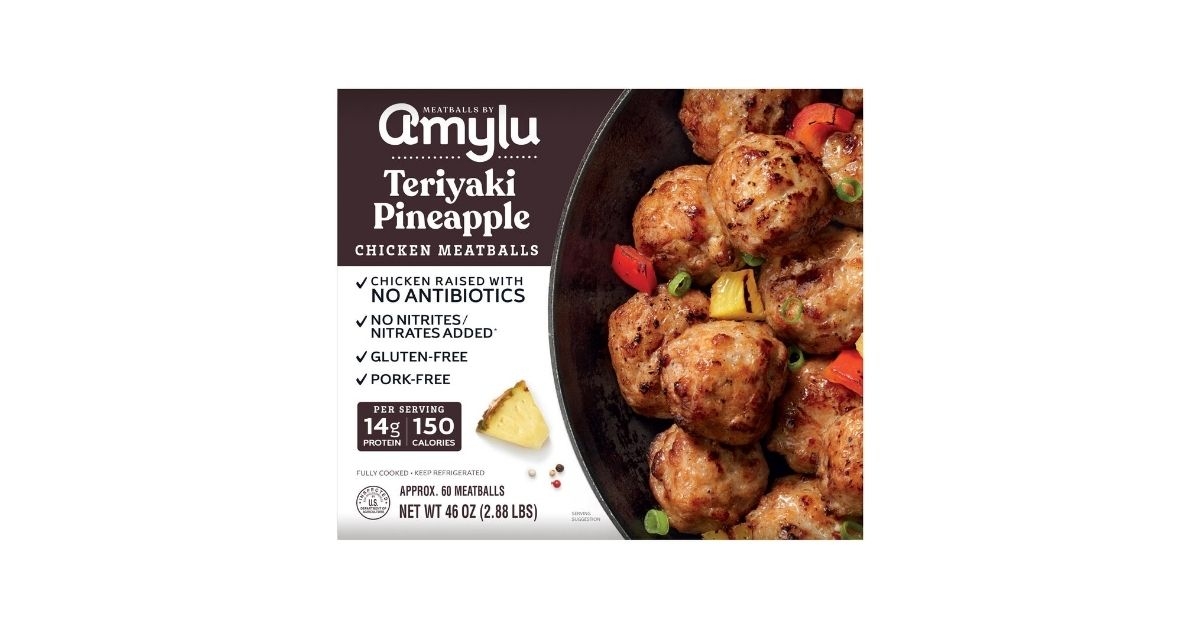 amylu teriyaki pineapple chicken meatballs