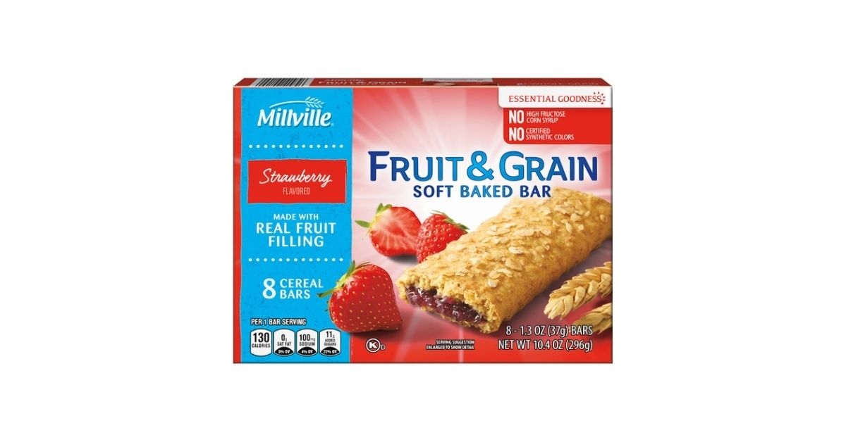 fruit grain soft baked bars