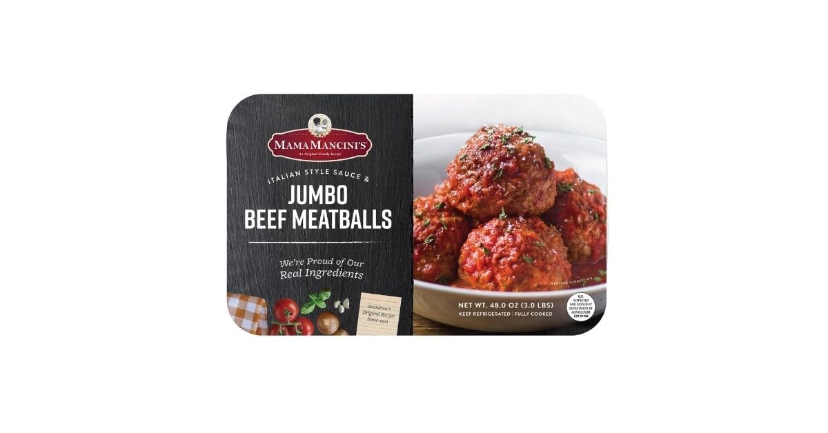 mancinis jumbo beef meatballs