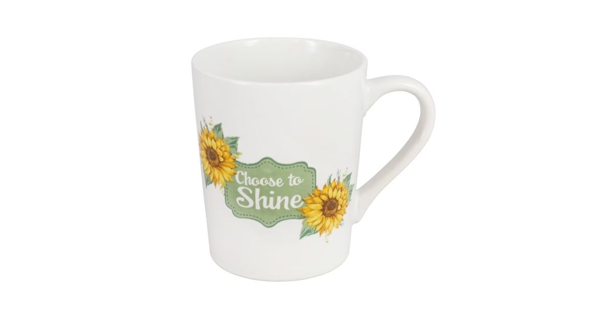 dollar tree royal norfolk sunflower ceramic mug