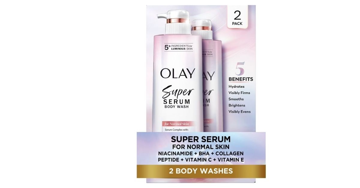olay super serum body wash