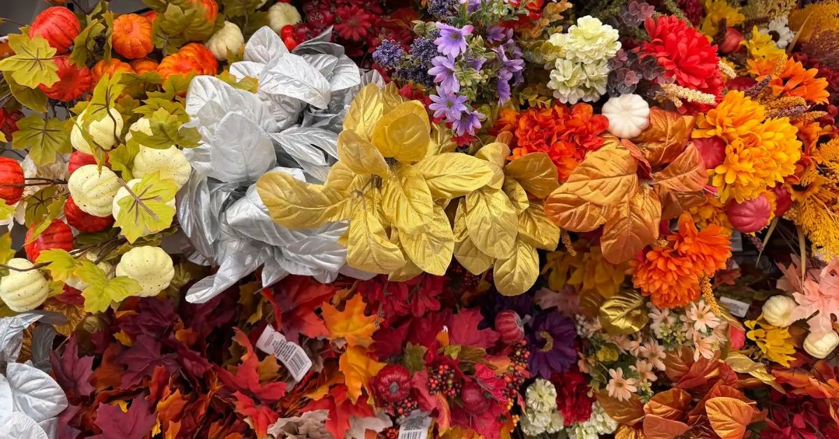 faux flowers
