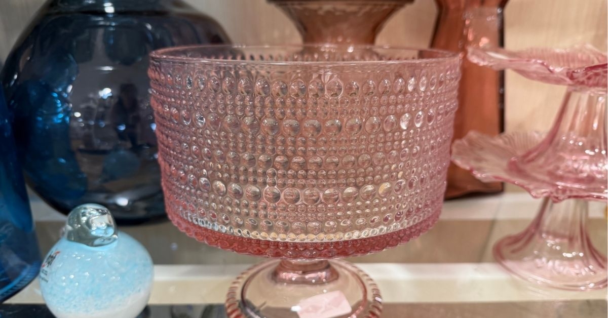 glass trifle bowl