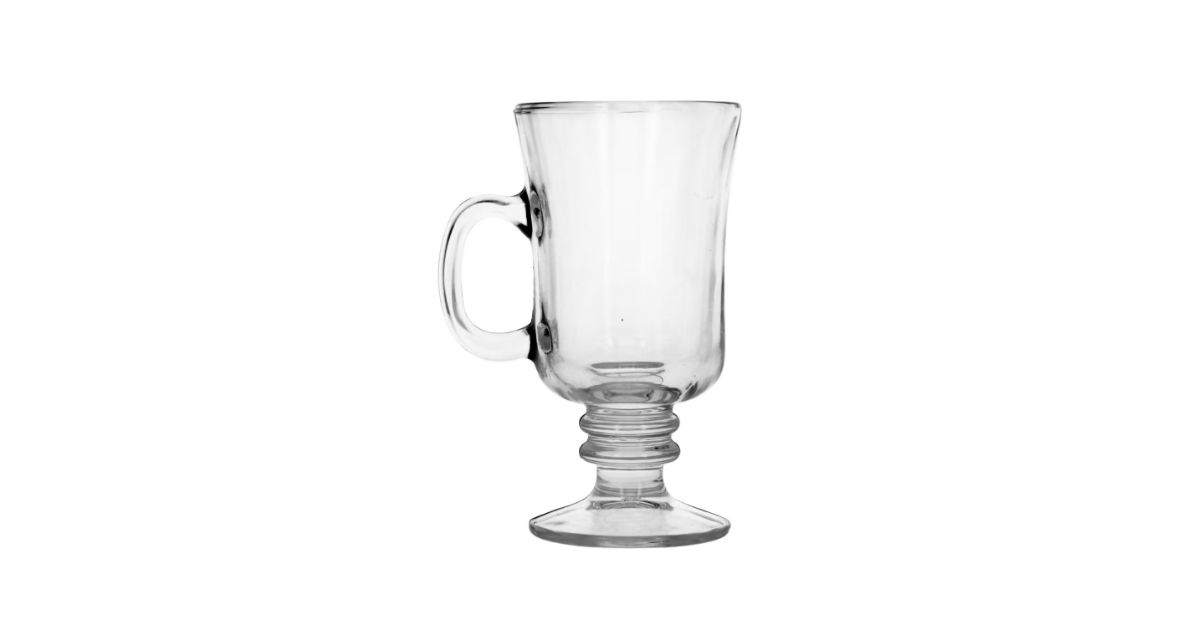 clear glass irish coffee mugs