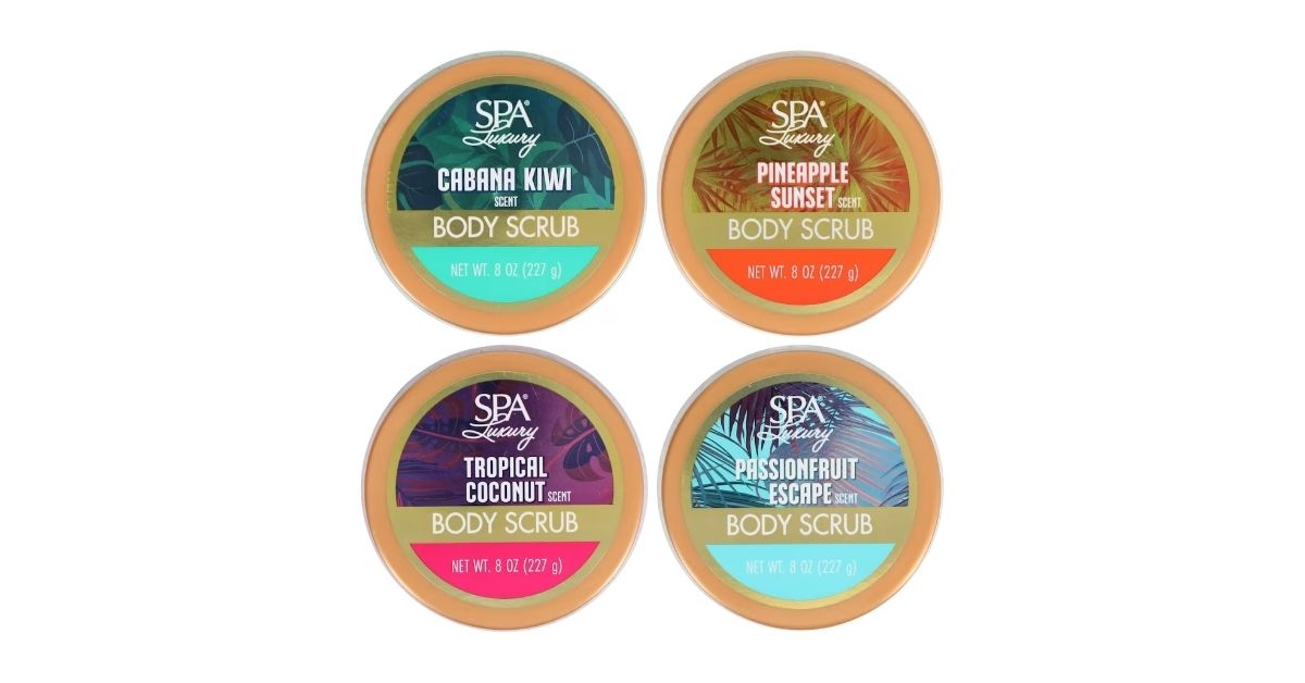 spa luxury tropical body scrub
