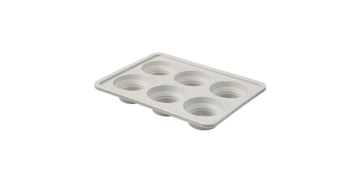 reinforced silicone muffin tray