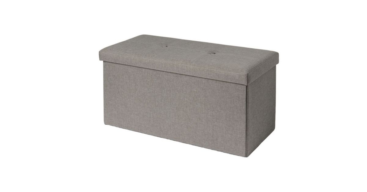 gray ottoman
