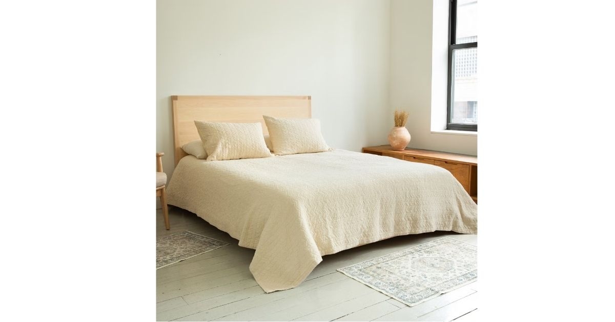 organic cotton coverlet set