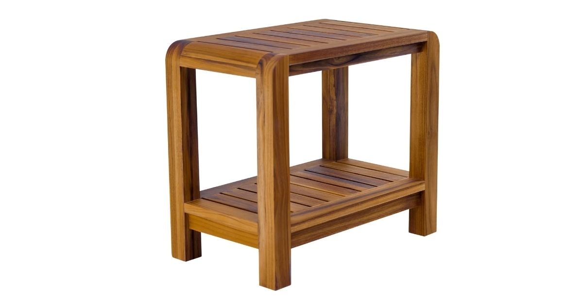 teak bench