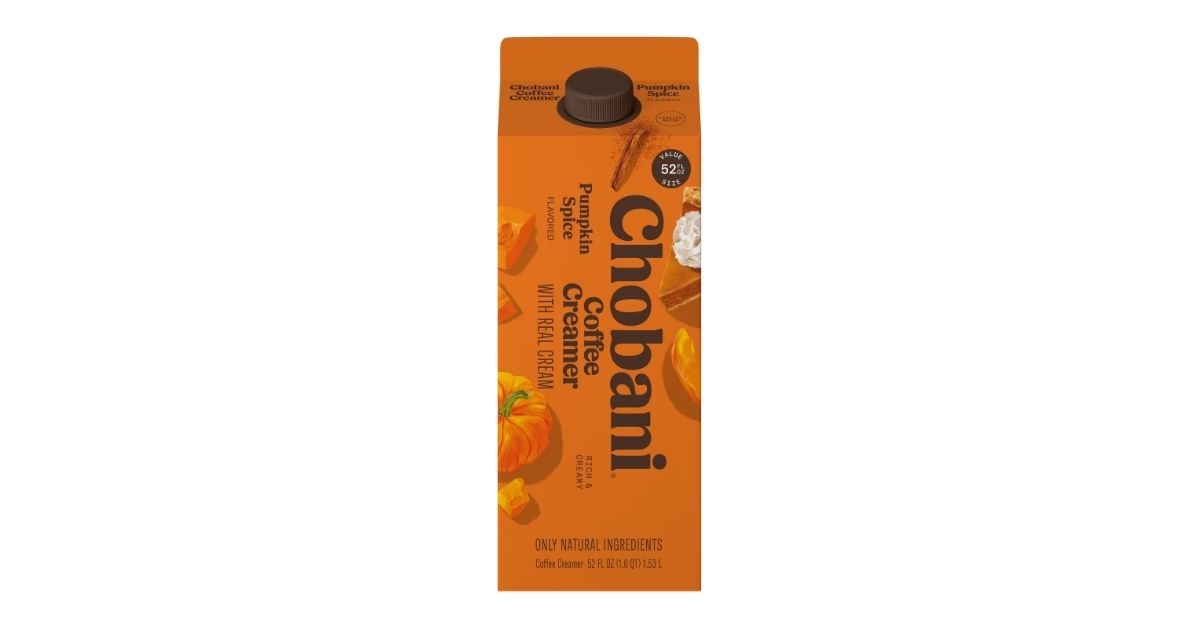 chobani pumpkin spice coffee creamer