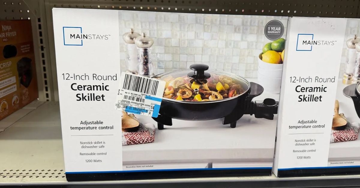 mainstays ceramic skillet
