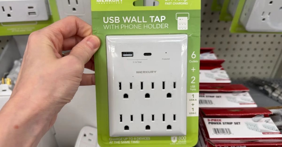 merkury usb wall tap