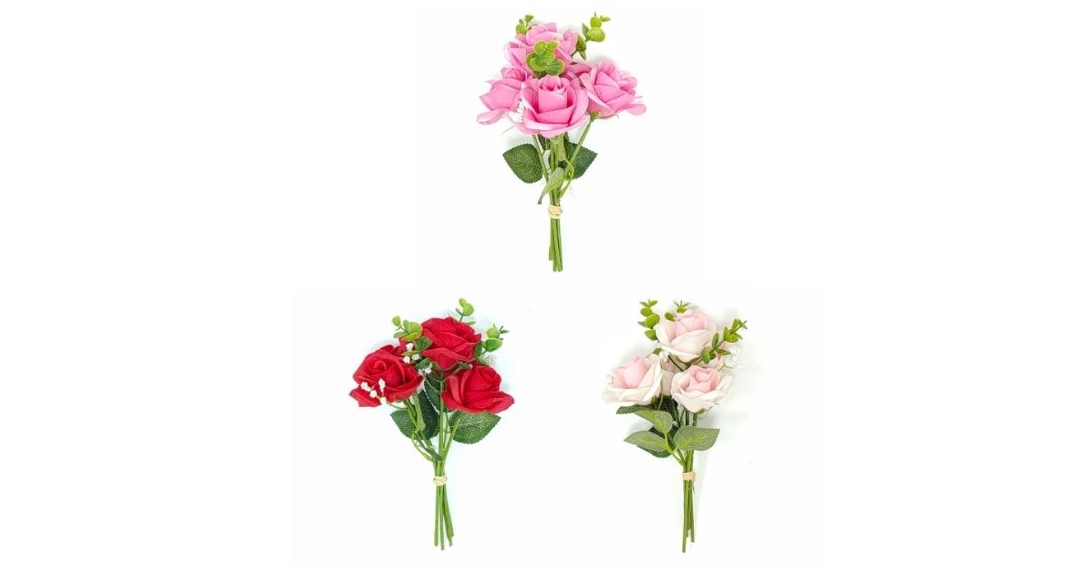 artificial rose bouquet