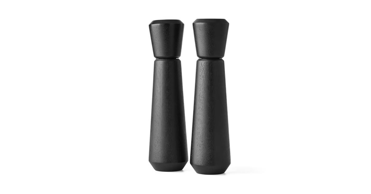 acacia salt and pepper mill set