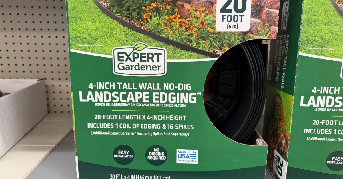 expert gardener landscape edging