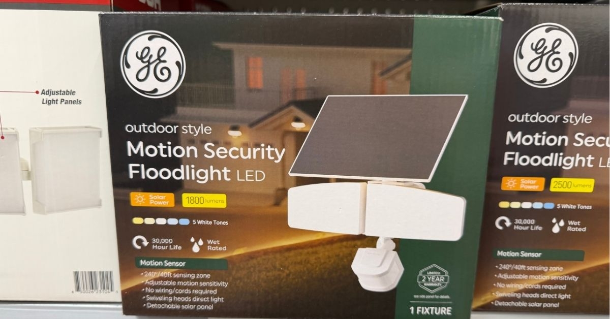 ge motion security floodlight