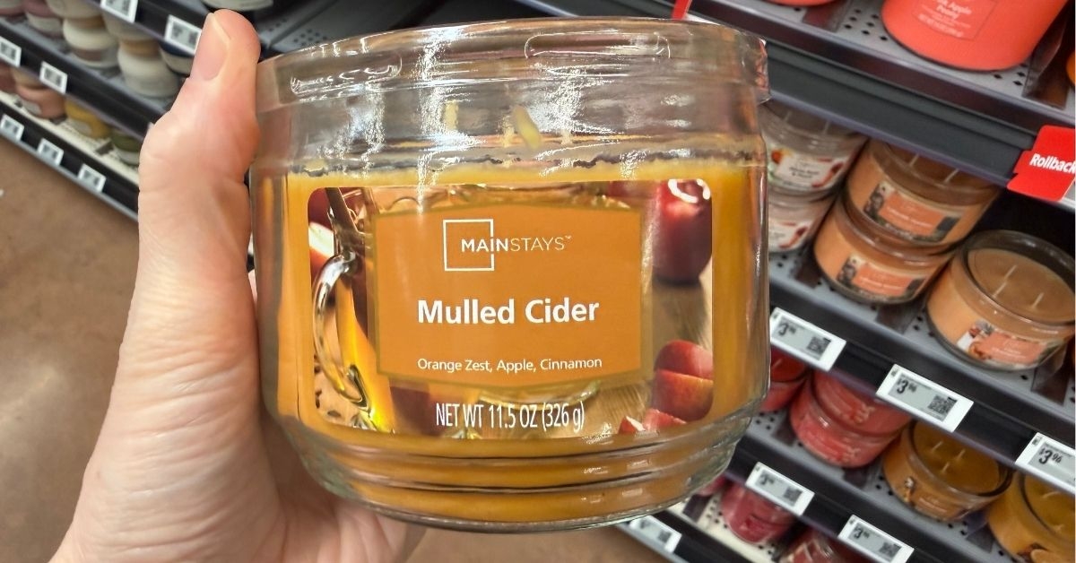 mainstays mulled cider candle