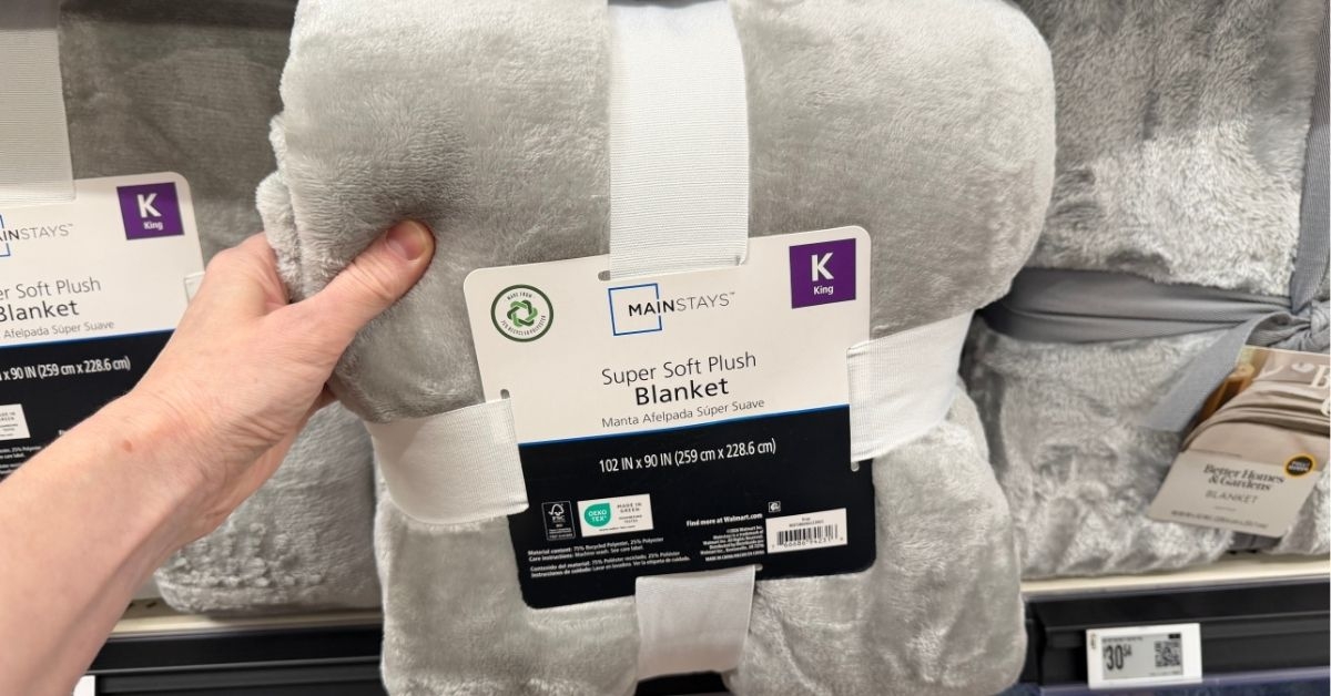 mainstays super soft plush blanket