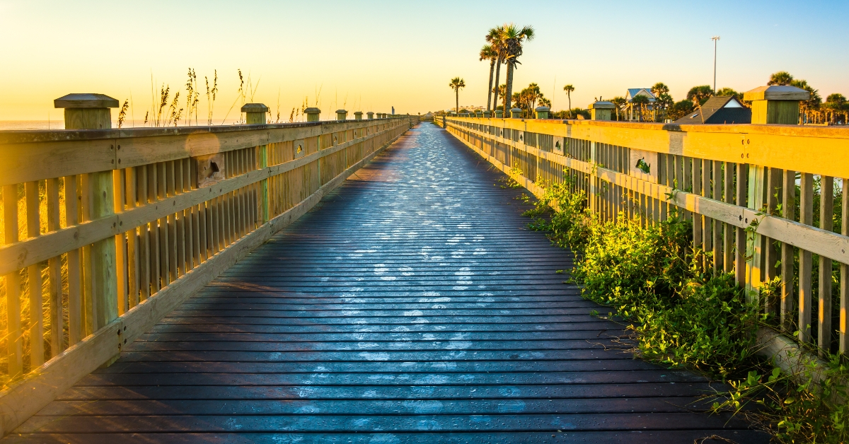boardwalk at the beach