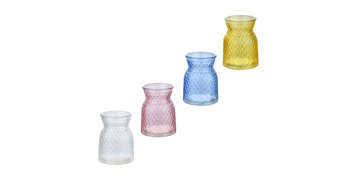 glass bouquet vases