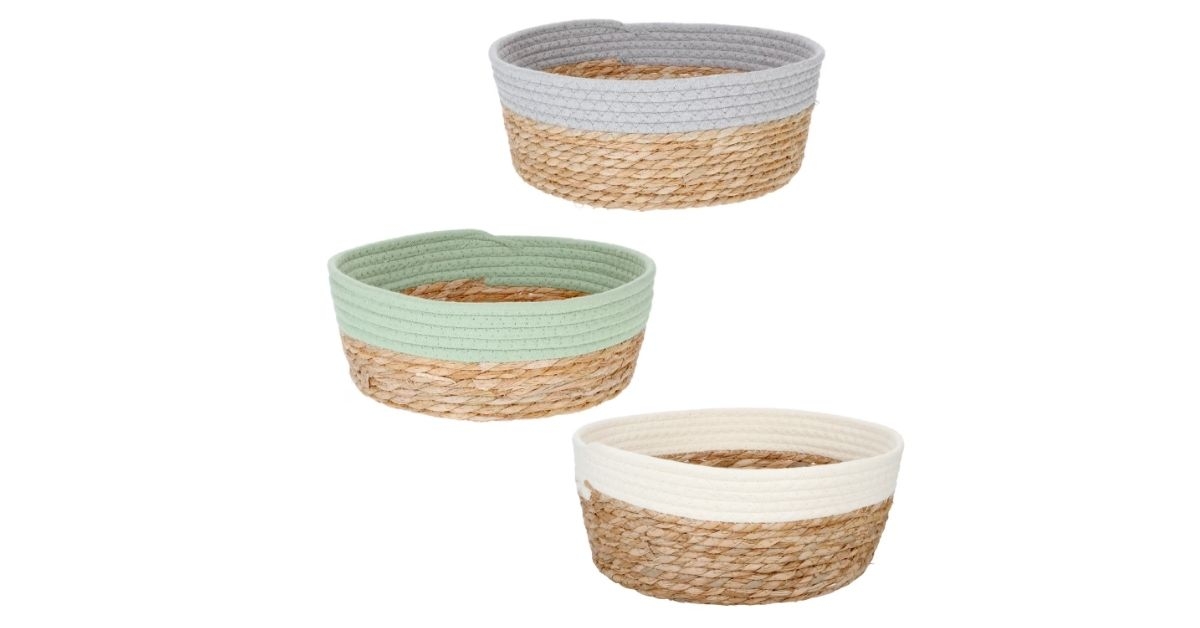 woven straw basket