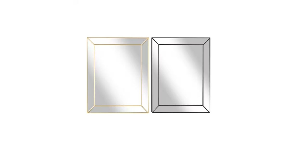 rectangular beveled mirror