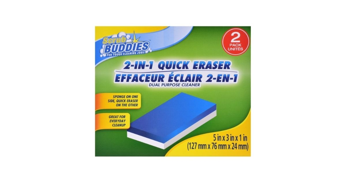 2-in-1 quick eraser sponges