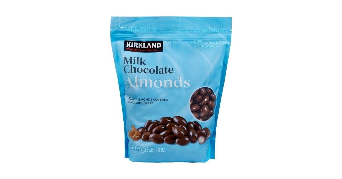 milk chocolate covered almonds
