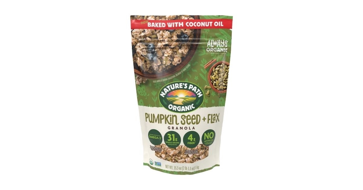 organic pumpkin seed flax granola