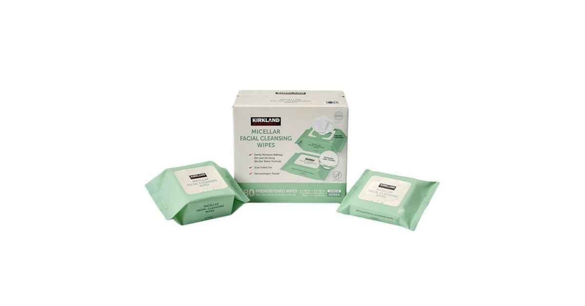 micellar facial cleansing wipes